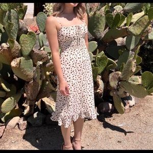 Reformation Marion Rose Midi Dress